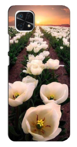 Чехол с печатью "Поле тульпанов " для Samsung Galaxy A22 5G