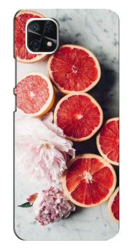 Чехол с печатью "Половинки грейпфрутов" для Samsung Galaxy A22 5G