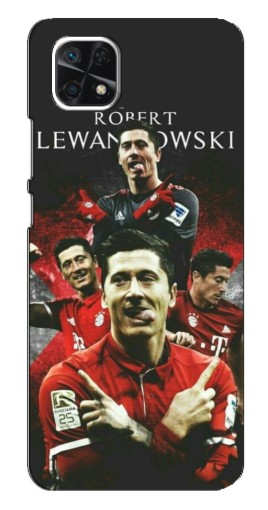 Чехол с картинкой "Польский футболист" для Samsung Galaxy A22 5G