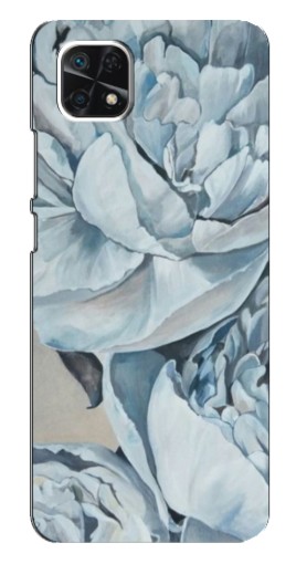Чехол с картинкой "Рисунок пионы" для Samsung Galaxy A22 5G