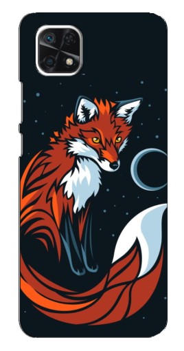 Силиконовый чехол с изображением "Рыжая лиса" для Samsung Galaxy A22 5G