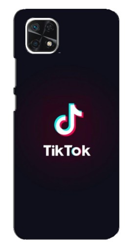Чехол с печатью "TikTok темный" для Samsung Galaxy A22 5G