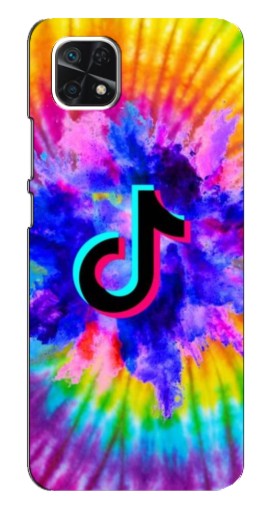 Чехол с картинкой "TikTok в красках" для Samsung Galaxy A22 5G