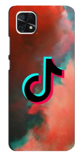 Чехол с принтом "ТикТок в тучах" для Samsung Galaxy A22 5G