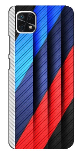 Силиконовый чехол с изображением "Цвета лого БМВ" для Samsung Galaxy A22 5G