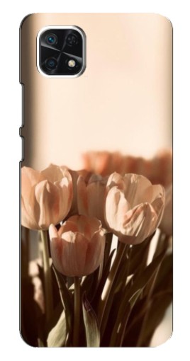 Чехол с картинкой "Тюльпаны на солнце" для Samsung Galaxy A22 5G