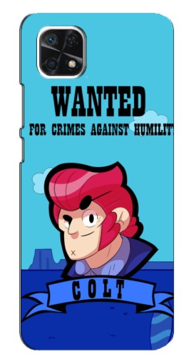 Чехол с принтом "WANTED COLT" для Samsung Galaxy A22 5G