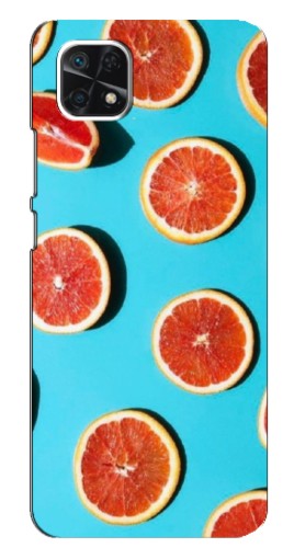 Чехол с печатью "Яркие грейпфруты" для Samsung Galaxy A22 5G