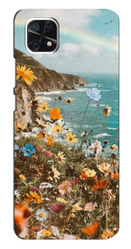 Чехол с картинкой "Яркие полевые цветы" для Samsung Galaxy A22 5G