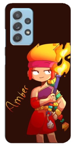 Чехол с картинкой "Amber с факелом" для Samsung Galaxy A23
