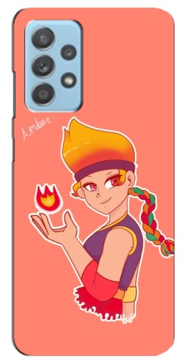 Чехол с картинкой "Amber с огоньком" для Samsung Galaxy A23