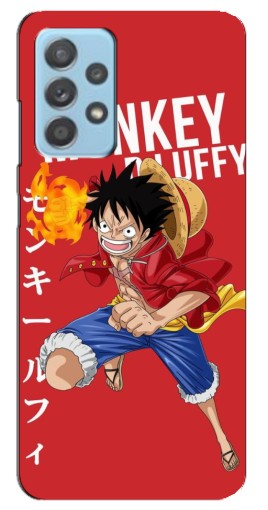 Чехол с картинкой "Атакующий D Luffy" для Samsung Galaxy A23