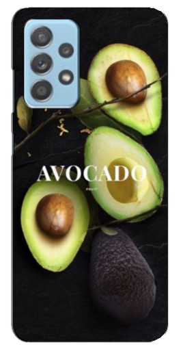 Чехол с картинкой "Авокадо на черном" для Samsung Galaxy A23
