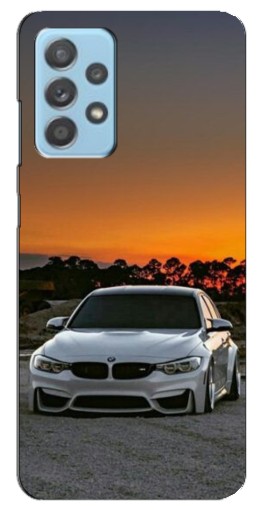 Силиконовый чехол с изображением "BMW белая" для Samsung Galaxy A23