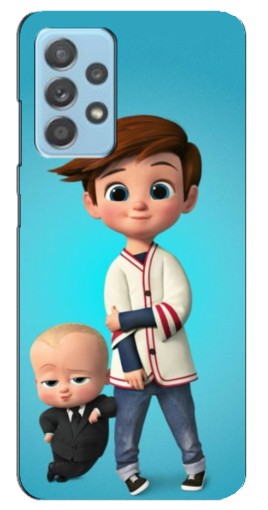 Чехол с картинкой "Boss and Boy" для Samsung Galaxy A23