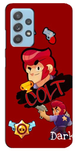 Силиконовый чехол с изображением "Dark Colt" для Samsung Galaxy A23