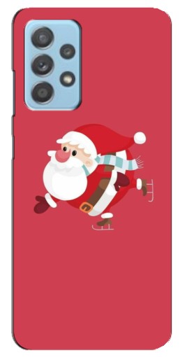 Чехол с принтом "Дед Мороз на коньках" для Samsung Galaxy A23