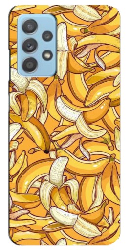 Чехол с печатью "Фон бананов" для Samsung Galaxy A23