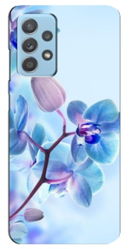Чехол с принтом "Голубые орхидеи" для Samsung Galaxy A23