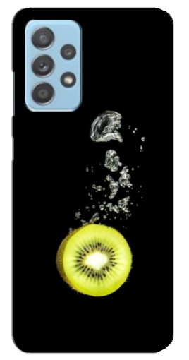 Силиконовый чехол с изображением "Киви на черном" для Samsung Galaxy A23