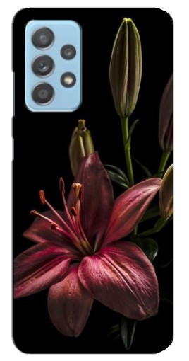 Силиконовый чехол с изображением "Красная лилия " для Samsung Galaxy A23