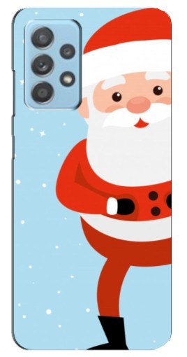 Чехол с картинкой "Крутой Дед Мороз" для Samsung Galaxy A23