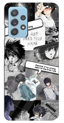 Чехол с печатью "L - Death note" для Samsung Galaxy A23