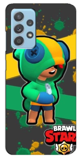 Чехол с печатью "Leon Brawl Stars" для Samsung Galaxy A23
