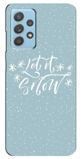Чехол с картинкой "Let it Snow" для Samsung Galaxy A23