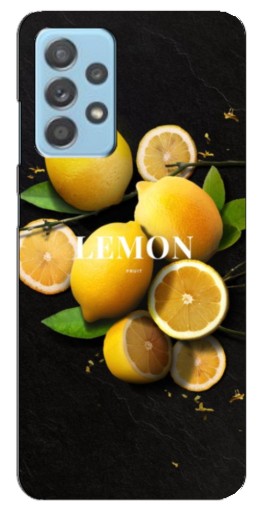 Чехол с принтом "Лимон на черном" для Samsung Galaxy A23