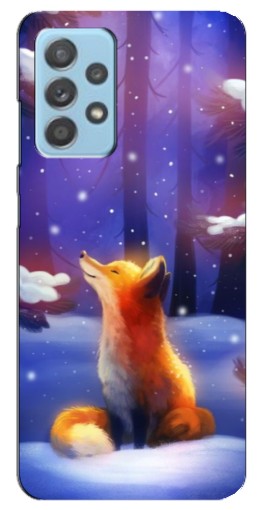 Чехол с картинкой "Лисичка в лесу" для Samsung Galaxy A23
