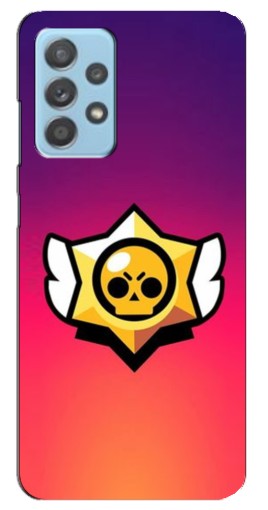 Чехол с картинкой "Логотип Brawl Stars" для Samsung Galaxy A23