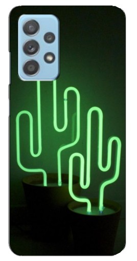 Чехол с принтом "Неоновый кактус" для Samsung Galaxy A23