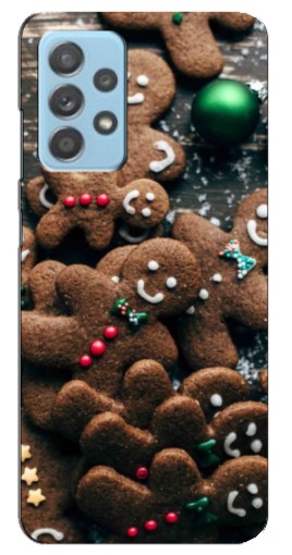 Чехол с принтом "Новогодние человечки" для Samsung Galaxy A23