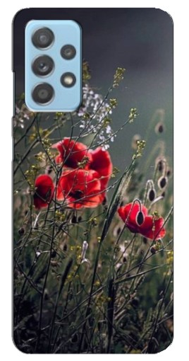 Силиконовый чехол с изображением "Поле цветов" для Samsung Galaxy A23