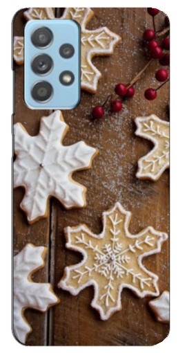 Чехол с принтом "Пряники снежинки" для Samsung Galaxy A23