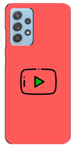 Чехол с картинкой "Рисованная кнопка" для Samsung Galaxy A23