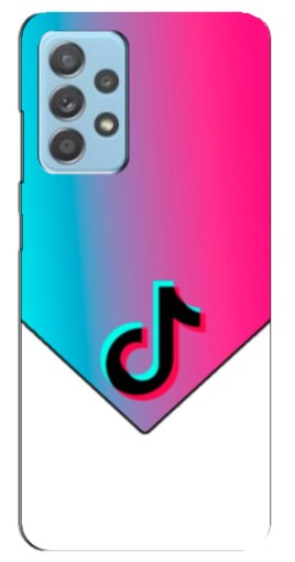 Силиконовый чехол с изображением "Tiktok Logo" для Samsung Galaxy A23