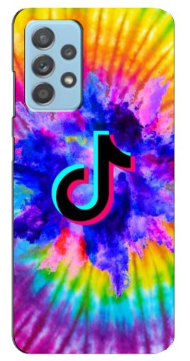 Чехол с принтом "TikTok в красках" для Samsung Galaxy A23
