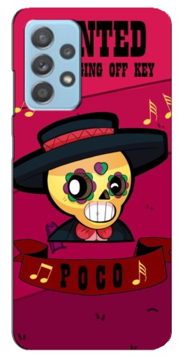 Чехол с принтом "WANTED POCO" для Samsung Galaxy A23