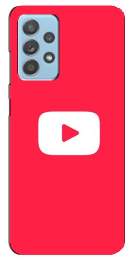 Чехол с картинкой "YouTube Кнопка" для Samsung Galaxy A23
