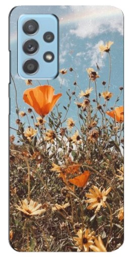 Силиконовый чехол с изображением "Желтые цветы" для Samsung Galaxy A23