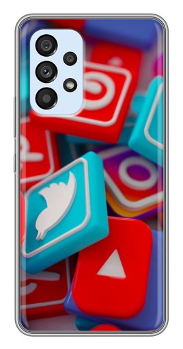 Чехол с картинкой "3Д эффект" для Samsung Galaxy A33 (5G)