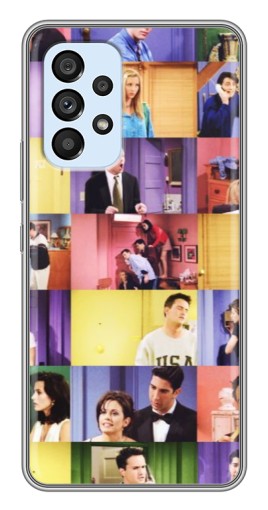 Силиконовый чехол с изображением "Актеры Друзья" для Samsung Galaxy A33 (5G)
