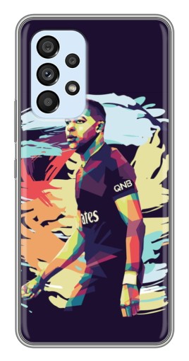 Силиконовый чехол с изображением "ART Mbappe" для Samsung Galaxy A33 (5G)