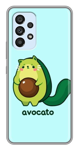 Силиконовый чехол с изображением "Avocato" для Samsung Galaxy A33 (5G)