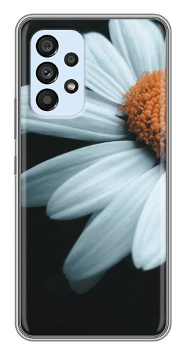 Силиконовый чехол с изображением "Белая ромашка" для Samsung Galaxy A33 (5G)