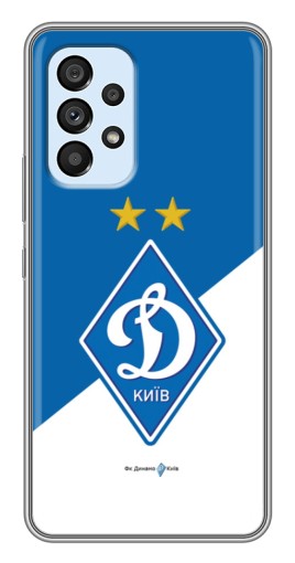 Чехол с картинкой "Бело-синий Динамо" для Samsung Galaxy A33 (5G)