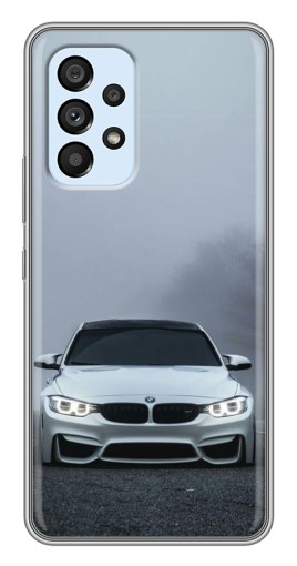 Силиконовый чехол с изображением "БМВ в тумане" для Samsung Galaxy A33 (5G)