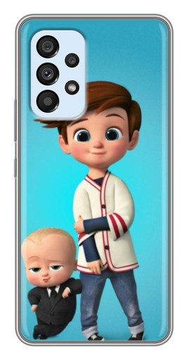 Чехол с картинкой "Boss and Boy" для Samsung Galaxy A33 (5G)